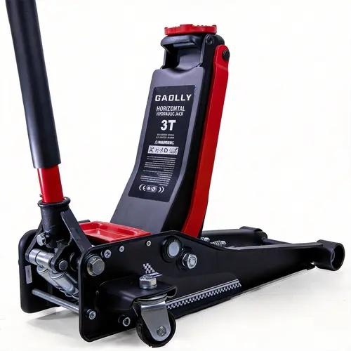 3 Ton Low Profile Floor Jack, Heavy Duty Steel Racing Jack with Dual Piston Quick Lift, GS Certified Safety Descent, Hydraulic Car Jack for Sedan, SUV, Truck, Garage Repair