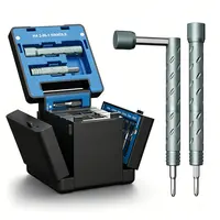 55 In 1 High Magnetic Multipurpose Screwdriver Kit - Portable 55in1 Repair Set with 2-in-1 Handle, Magnetic Bit Holder, Pin Adjuster, Wrenches, Pry Bars, Bits for Electronics, RC Cars, Drones