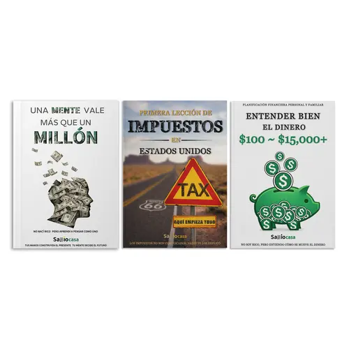 Combo Riqueza Inteligente en USA  Mentalidad, dinero e impuestos para construir una vida financiera más fuerte