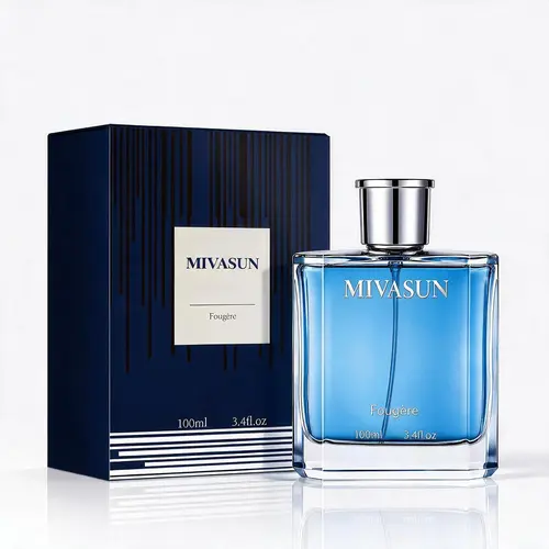 MIVASUN Midnight Marine Unisex Eau De Parfum (100ml Bottle) - Citrus Aromatic Marine Woody Arabic Inspired Scent, Ocean Fresh, Bergamot, Lemon, Coconut, Amber, Long Lasting Signature Scent, Luxury Premium, Ideal for Pulse Points, Men's Fragrance Gift, Aro