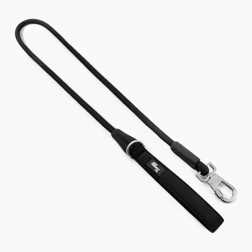 Rope Dog Leash for Puppies - 120cm, All-Weather Walks, Carries Poop Bags Securely, Keeps Keys Attached