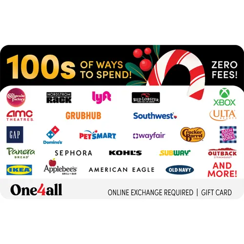 One4all Ultimate Holiday eGift Card | Holiday Gift for Many Brands