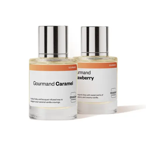 Summer Exclusive Bundle, Dossier, Women Perfume Bundle, 2x50ml, Gourmand Caramel, Gourmand Strawberry