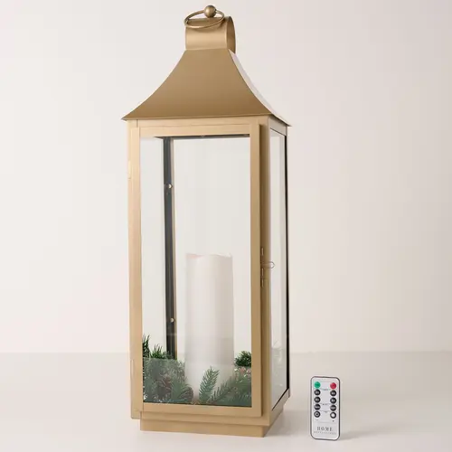 Home Reflections 24" Rustic Iron Lantern