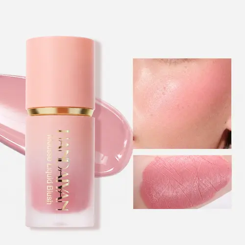 Women's 7-Color Liquid Blush & Contour Combo Stick - Tinted, Blendable, Matte Cream Texture, Easy Apply, Natural Shape, Smooth Application, All-Day Wear, Beginner-Friendly Makeup Tool for All Skin Types,sohochic
