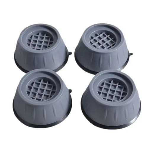 Universal Anti-Vibration Foot Pads, Shock Absorbing Non-Slip Noise Reduction Moisture Proof Refrigerator Mats for Fridge & Washing Machine, Refrigerator Accessories