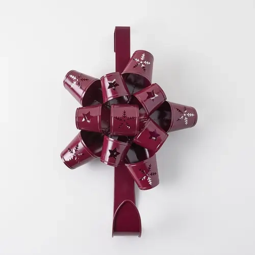 Kringle Express Lit Iron Hanging Bow