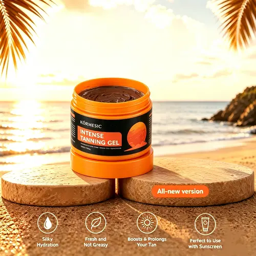 Tan Accelerator for Outdoor Use ， Moisturizing, Smooth Finish, Water-Resistant Body Care Radiant Moisturizer， Tanning for most Skin Tones