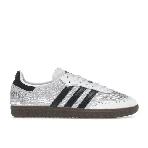 adidas Women's Samba OG Rhinestone Crystal White Silver Shoes, from StockX