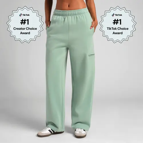Comfrt | Airplane Mode Straight Leg Sweatpants | Soft Heavyweight Fleece Travel Sweatpants For Airports