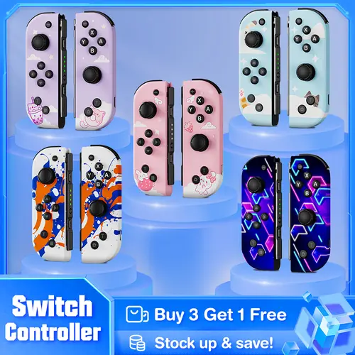 Wireless Joycon Replacement Gamepad for Nintendo Switch Series (Lite/OLED) - Lightweight Digital Wireless Controller, Joypad Controllers with Motion Control, HD Rumble, Interactive Gaming, Video Game Console Accessories, Gamer Gift Idea,sohochic