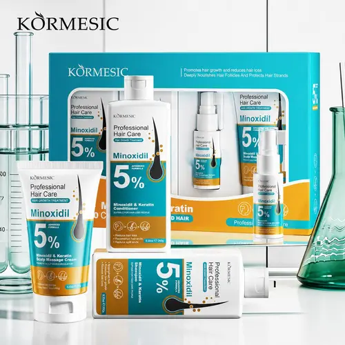 KORMESIC Keratin Honey Haircare Kit Set, 400 ml Antioxidant Scalp and Hair Care Cross-Border Full English Treatment Set, Scalp Care, Antioxidants, Kormesic Keratin Scalp And Hair Care Kit,sohochic