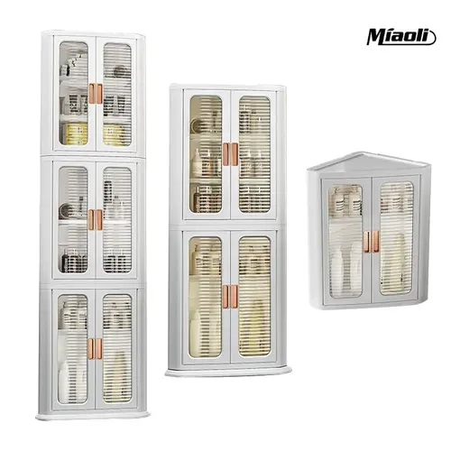 miaoli 3-Tier Corner Storage Unit - Foldable, Stackable, Expandable Compact Dust-Free Organizer for Closet Organization, Small Room Organization Products, Dorm-Size Spaces #SummerWins