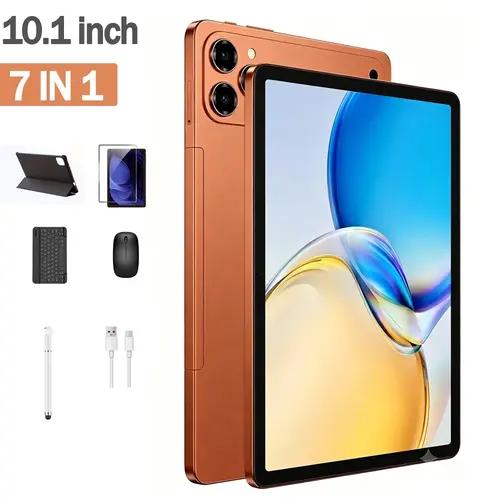 W&O 11-inch Touchscreen Tablet (2026, Android 15) - 12GB RAM + 256GB Expandable Storage, 10000mAh Long-Lasting Battery, HD LCD Display, 5G WiFi, Bundle Tablets Comprehensive Package with Keyboard, Mouse, Case, Stylus, Dual Camera, Ideal for School, Work,s