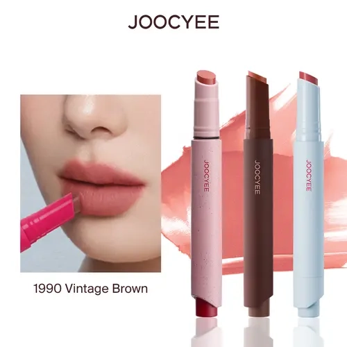 JOOCYEE Velvet Rouge Matte Lipstick-Lip & Cheek Tint, Neutral Tone, Buildable Coverage, Waterproof, Non-Drying, Soft Blur Matte, Full Coverage, Long Lasting, Transfer-Resistant Sohochic