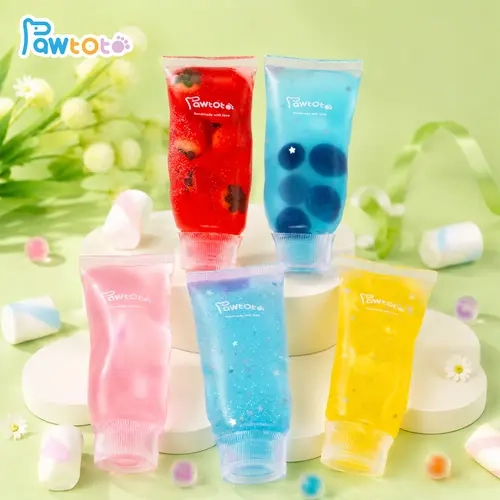Pawtoto Toothpaste Squishy Toy - Sensory Fidget Squishies, Stress Relief Toy, Creative Activity Gift for 12 Years Above, 14Cm × 4Cm × 3Cm, 130g