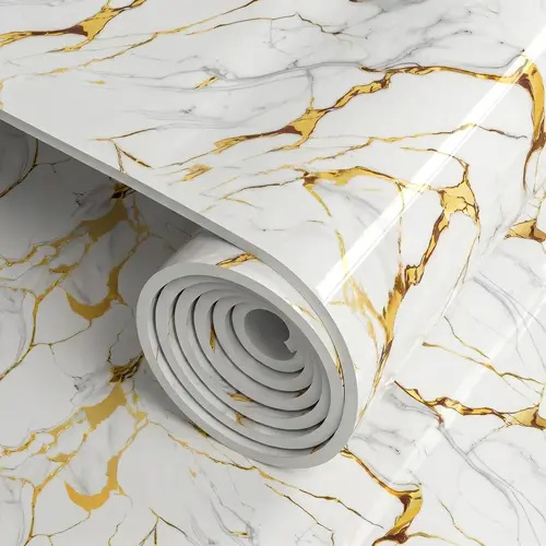 Peel and Stick Vinyl Wallpaper Roll (15.75in*118.11in, 23.62in*118.11in, 47in*118.11in) - Tearable, Waterproof, Durable, Heat Resistant, Easy to Clean Decorative Interior Wall Kitchen Wallpaper for Home Improvement Building Supplies,sohochic