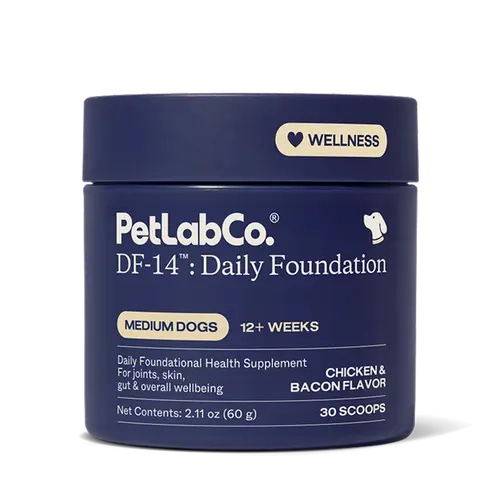 DF-14 Daily Foundation: 14-in-1 multifunctional dog supplement powder - longevity support made simple with one easy daily scoop