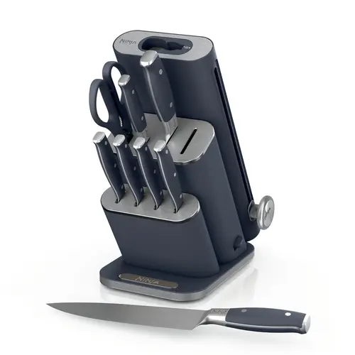 Ninja NeverDull 10-Piece German Steel Knife Set with Removable Sharpener - NK32010