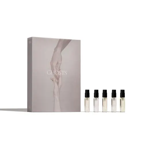 GHOSTS 5 PIECE FRAGRANCE DISCOVERY SET - SPECTRAL SUMMER EXPERIENCE THE HAUNTING FEAT MUSICIAN CHELSEA WOLFE