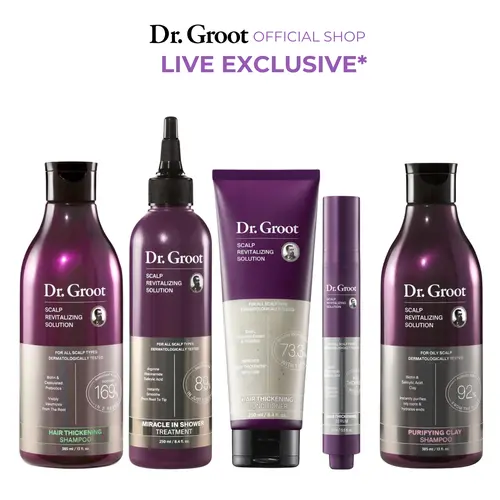 [LIVE EXCLUSIVE] Dr. Groot Complete Set + Purifying Clay Shampoo