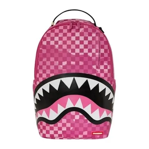 Sprayground Pink Camocheck Backpack Multicolor by StockX