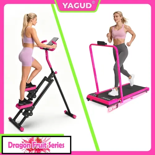 【Dragon Fruit Series】YAGUD  Walking Pad & Stair Stepper, Home Gym Set for Full Body Workout