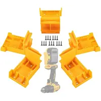 5PCS DeWalt/MilwaukeeTool Mount for 18V/20V for 18V Lithium Battery Electric Tool Holder Wall Storage Bracket for Accessories,toolupgrade