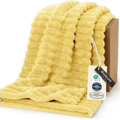 【FallPickDeals 】Bedsure GentleSoft  Blanket for Bed - Cozy Soft Blankets for Women, Cute Large Bedding Fleece Throws for Girls, Watch Party, Multi-Size, Indoor Use,sohochic