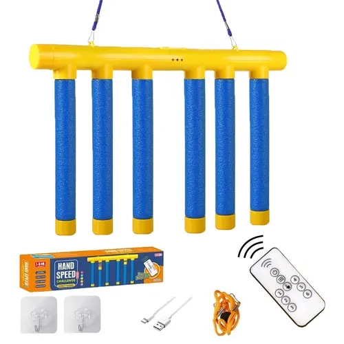 Viral Reflex Drop Sticks Challenge Game! Hand Eye Coordination Training Toy with Upgrade Remote Control & 3 Adjustable Speeds, Must-Have Fun Game for Party Game Nights & Group Hangouts,sohochic