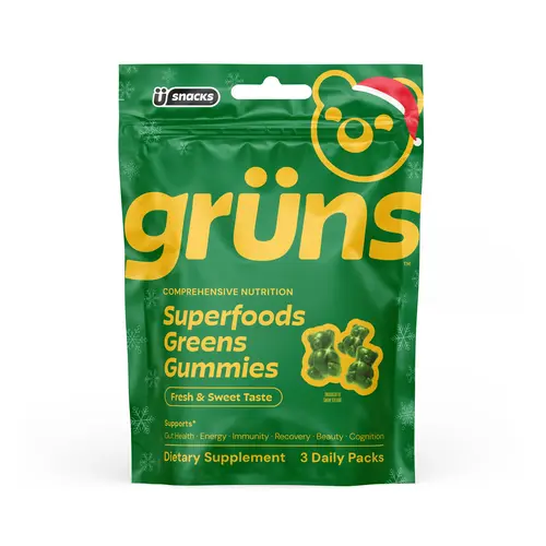 Grüns Holiday Edition Low Sugar 3 Count Gummies
