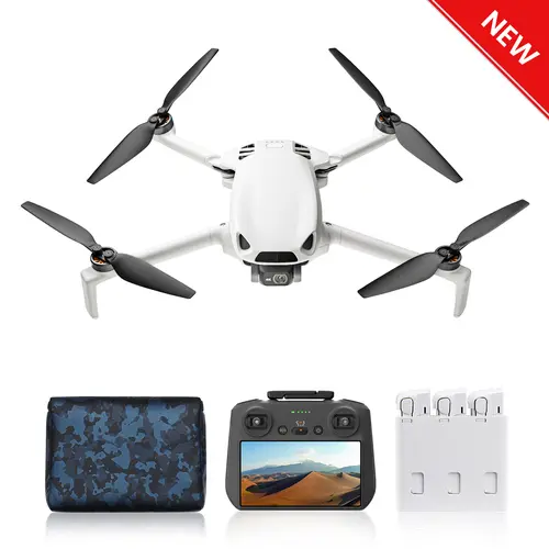 Skyrover S1 Mini Drone Camera Combo with Screen Controller, 4K/60fps Video, 8K Photo, 7.45-Mi Video Transmission, Under 249g, Auto Track, Vertical Shooting, 120-Min Flight Time with 3 Batteries, Portable Drone, Quadcopter Cameras,sohochic