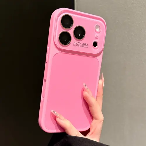 Caseative Protective Phone Casing with Metal Color Back Cover, Crystal Finish Camera Lens Protection, Multi-Model Accessories Compatible with iPhone 17/16/15/14/13 Pro Max, Plus, Air