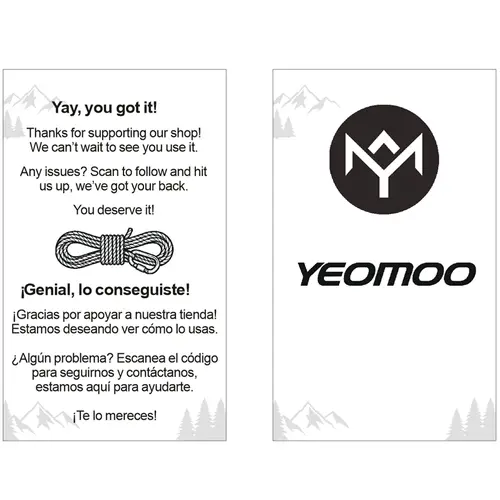 Thank you for your order card,sohochic
