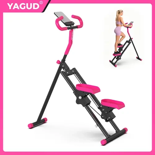 Yagud Stair Stepper with Handlebar, 330LBS Capacity, Extended Step Range Climber Machine for Legs & Core Workouts, Home Gym Equipment