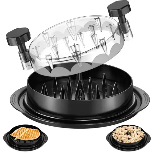 Summerwins Chicken Shredder Tool - Twist-Operated Visible Kitchen Appliances Gadgets, Meat Machine for Shredding Chicken Breast, Food Prep Tools and Gadgets for Countertop Cooking,sohochic