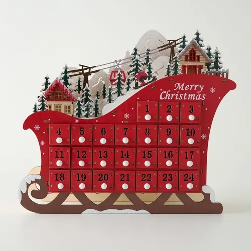 Home Reflections Lit Sleigh Advent Calendar