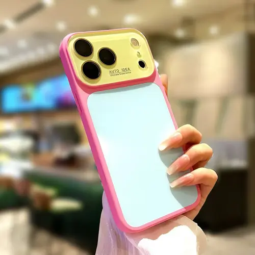Dopamine Color iPhone Case, Candy-color Soft Matte Grip Skin Texture Accessory, Full-edge Protection, Non-slip, Year-round Bright, High-end Aesthetic, Compatible with iPhone 17/16/15/14/13 Pro Max, Ideal for Gifting