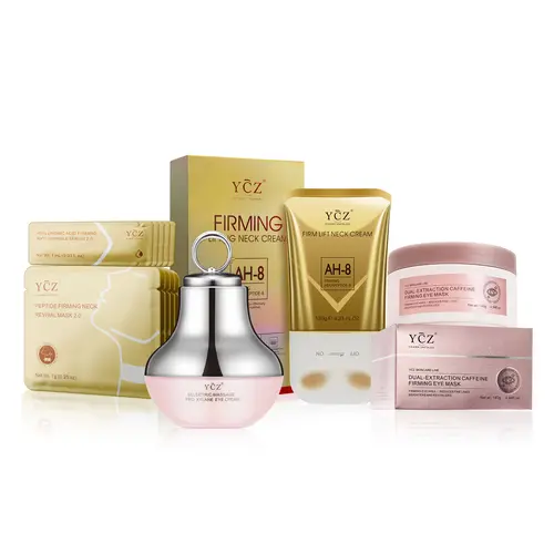 YCZ 4Pcs Eye & Neck Firming Skin Care Set, Anti-Wrinkle Lifting Revitalizing Kit, Smooth Fine Lines Deep Hydration Daily Beauty Skincare