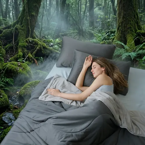 【Sohochic】DOWNCOOL Cooling Comforter Set 3Pcs - Cooling Nylon Fiber, Night Sweat Solution,  Lightweight Summer Comforter, Pet-Friendly & Anti-Snag, Dual-Sided Color, Bed Comforter Set#sohochic#blackfriday