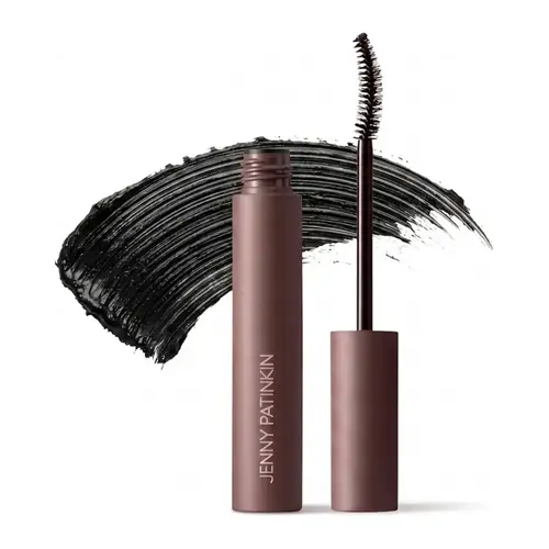 Jenny Patinkin The Big Reveal Volumizing Beauty Mascara - Fluffy, Voluminous, Thick, Curl-Lock, Lash-Lift, Smudge-Proof, Flake-Free, Water-Resistant, Cruelty-Free Vegan Black, Easy Eye Makeup for Mature Eyes, Voluminous Mascara, Cruelty Free Mascara