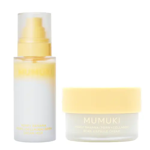 [MUMUKI] Honey Glow Duo Set with Honey Extract & PDRN Complex - Korean Skincare Moisturizers & Mists for Glass Glow, Deep Hydration, Brightening, Plumping - Ideal for Dry, Dull Skin