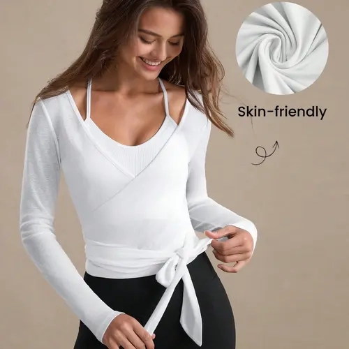 Women's Seamless Skin-Friendly Sleeveless T-Shirt, Soft Fitness Wear for Gym Running Daily Exercise, Comfortable Sportswear for Active Lifestyle