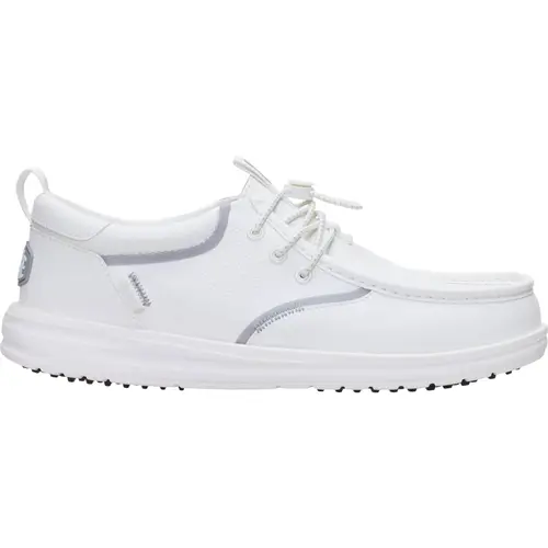 HEYDUDE Wally Golf Classic Toggle - Comfortable Slip on Shoes with Toggle Lock