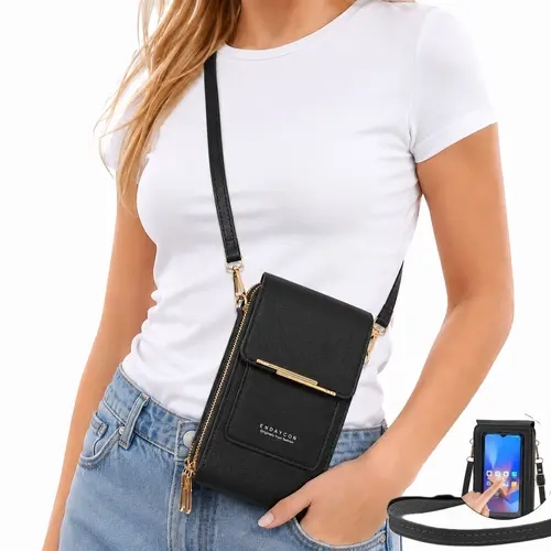 Women's Touch Screen Mobile Phone  Bag 2026 New Fashion Key Change Bag,You can reply to the message without taking out your phone,Stylish and versatile, a perfect birthday gift