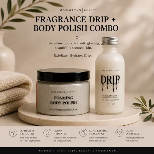 Body Polish + Fragrance Drip Bundle