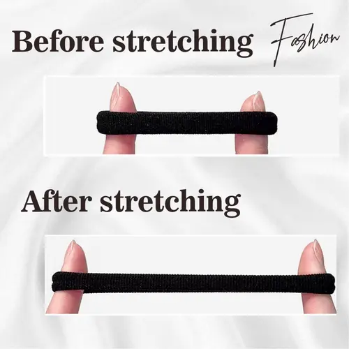 Female Plain Solid Color Scrunchies with Soft Elastic Band, High-Elastic High-Stretch Hold Harmless No-Damage Hair Accessories for Everyday Wear, Casual, Basic