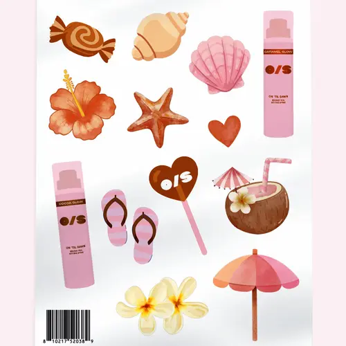 Glow Getaway Sticker Collection