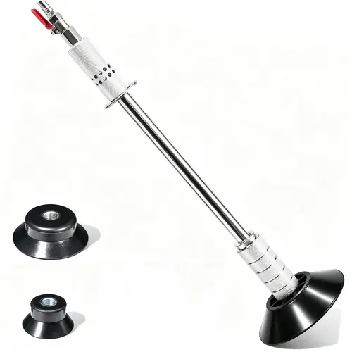 Pneumatic Car Body Repair Dent Puller Kit Set - Multiple Suction Cups (3.2in, 4.7in, 6.1in), 23.2in Length Auto Repair Tool,toolupgrade