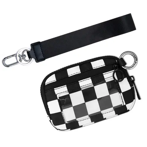 Minimalist Waterproof Nylon Wallet, Multifunctional Card Holder, Keychain, Coin Purse, Fashion Bag Charm